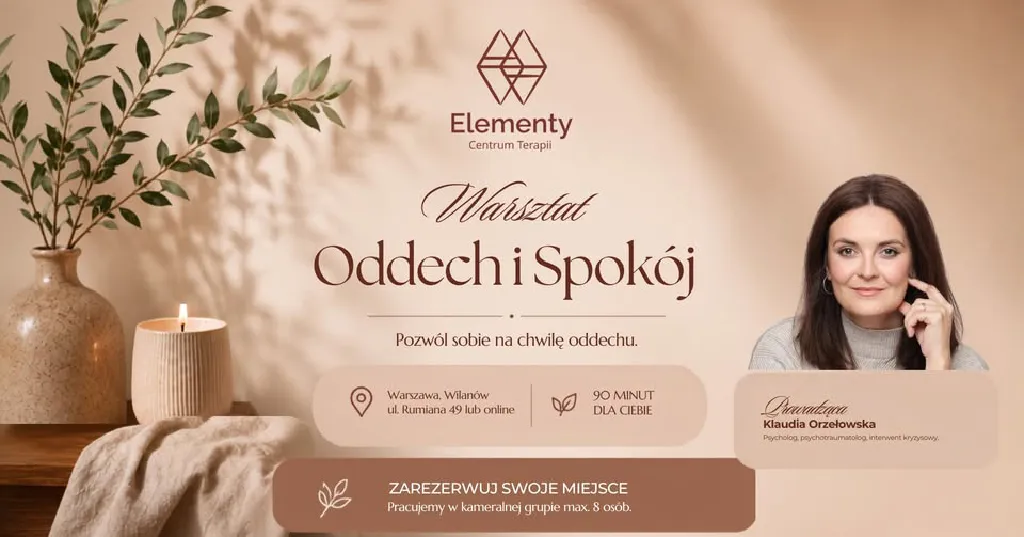 Warsztat Oddech i Spokój – 90 minut dla Ciebie