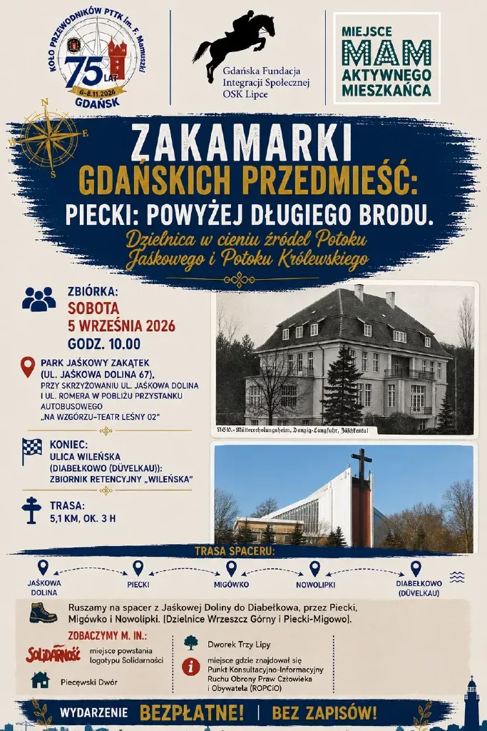 Zakamarki Gdańskich Przedmieść – spacer po Pieckach