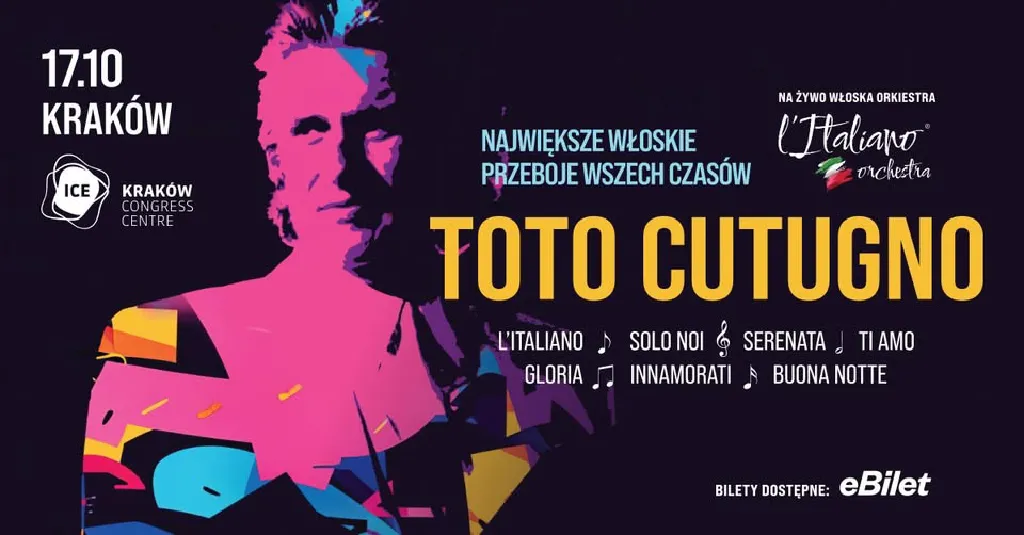 Największe przeboje Toto Cutugno – koncert
