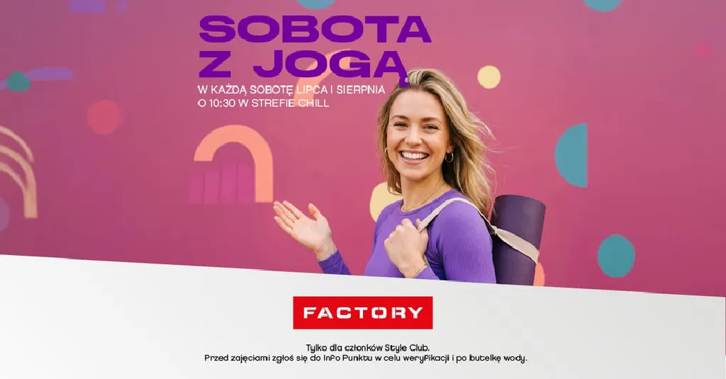 Joga w Factory Ursus – zajęcia w strefie chill