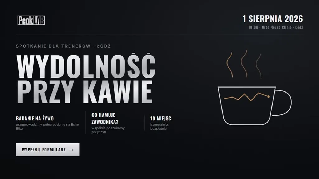 Wydolność przy kawie – spotkanie dla trenerów