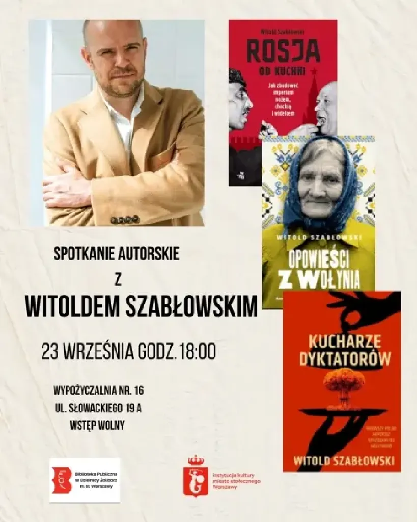 Spotkanie autorskie z Witoldem Szabłowskim