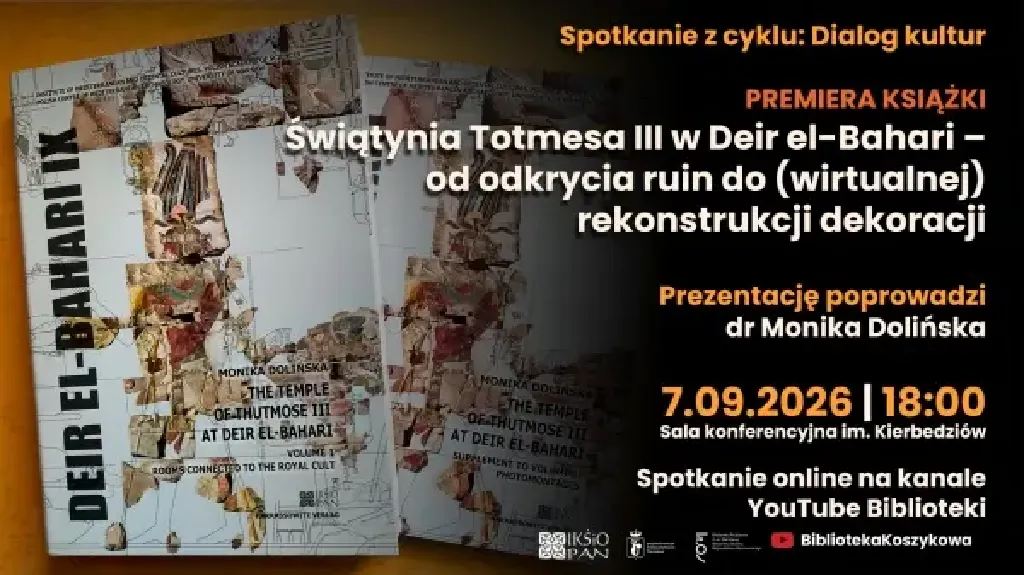 Świątynia Totmesa III w Deir el-Bahari – spotkanie autorskie