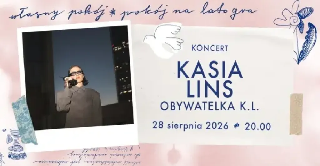 Kasia Lins: Obywatelka K.L. – koncert w Pokoju na Lato