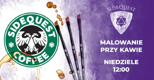 Malowanie figurek przy kawie – SideQuest