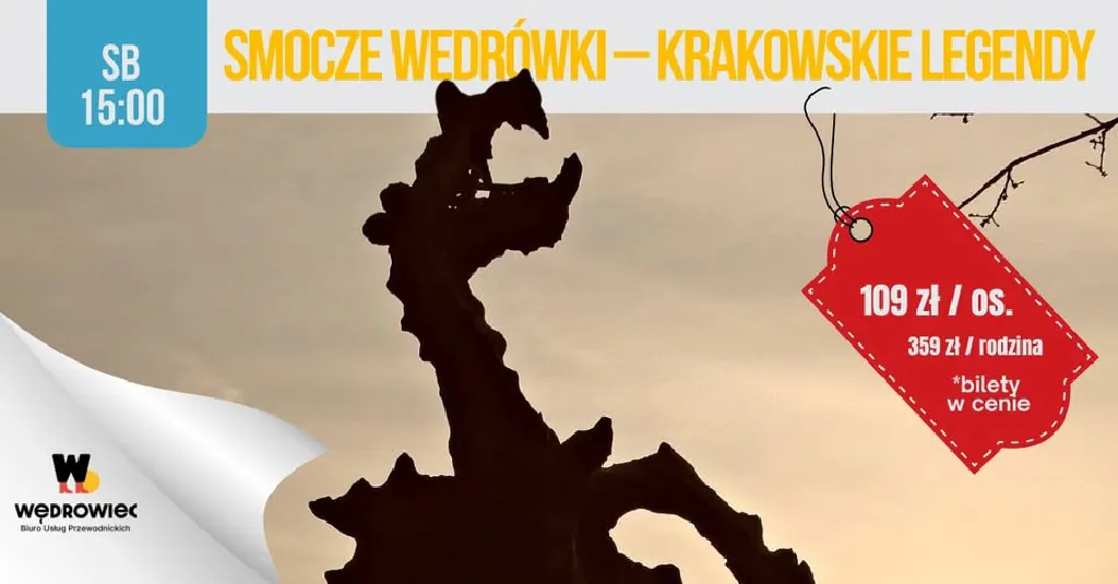 Smocze wędrówki – krakowskie legendy: zwiedzanie z przewodnikiem