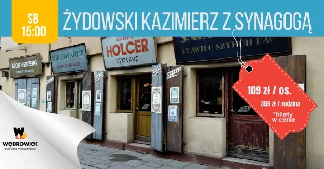 Żydowski Kazimierz z synagogą – zwiedzanie z przewodnikiem