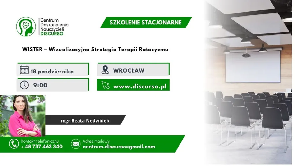 WISTER – Wizualizacyjna Strategia Terapii Rotacyzmu