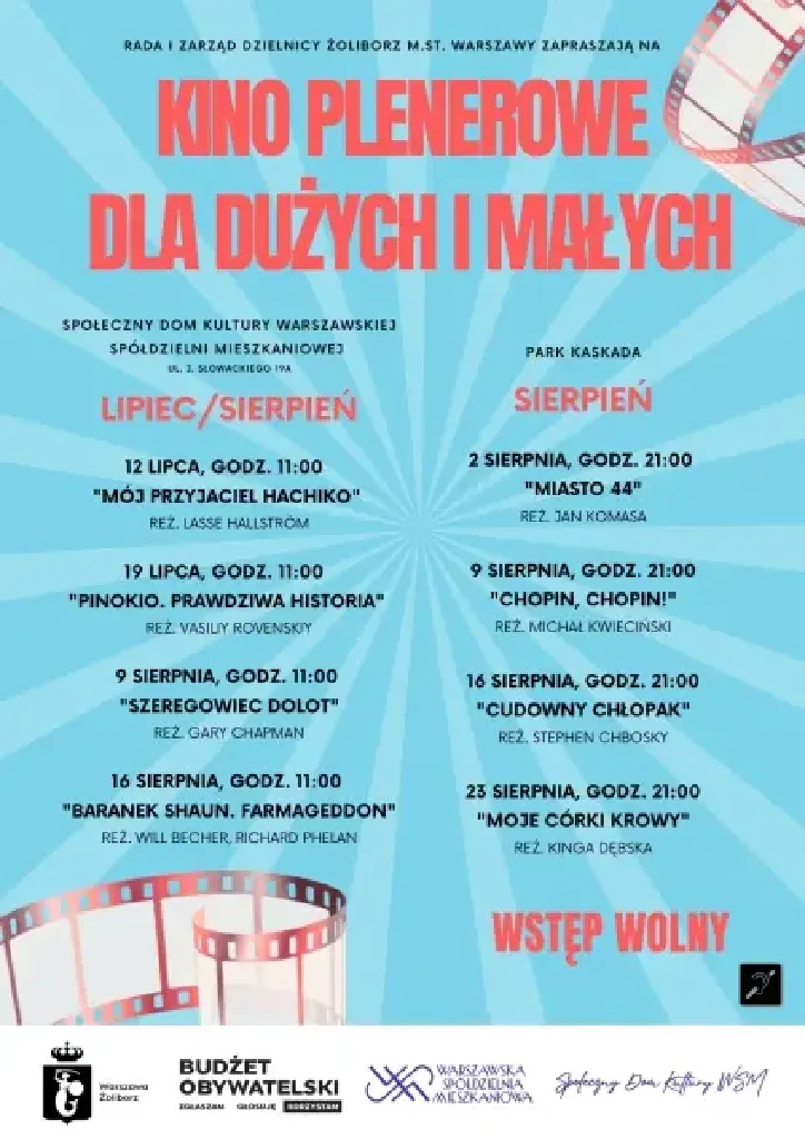 Kino plenerowe dla dużych i małych