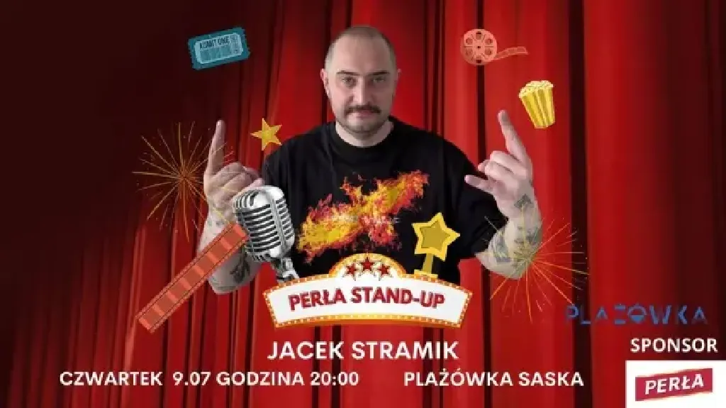 Perła Stand-up na plaży Saska