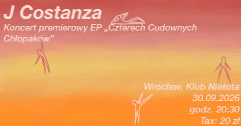 J Costanza – premiera EP w Nietocie