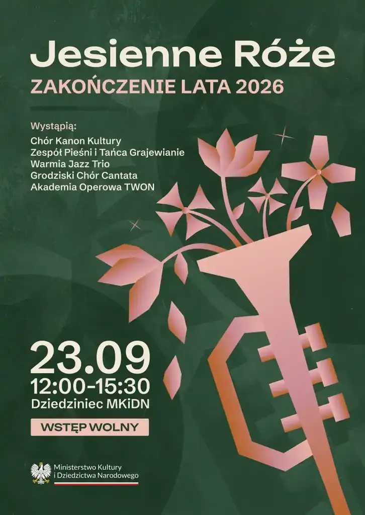 Jesienne Róże – pożegnanie lata na Dziedzińcu MKiDN