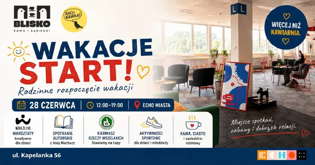 Rodzinne rozpoczęcie wakacji w ECHO Miasta