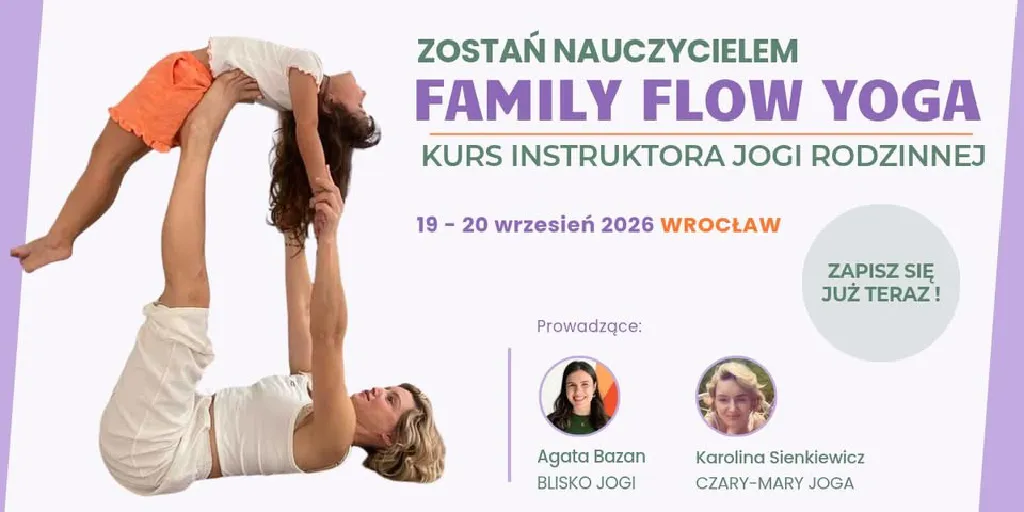 Family Flow Yoga – kurs nauczycielski