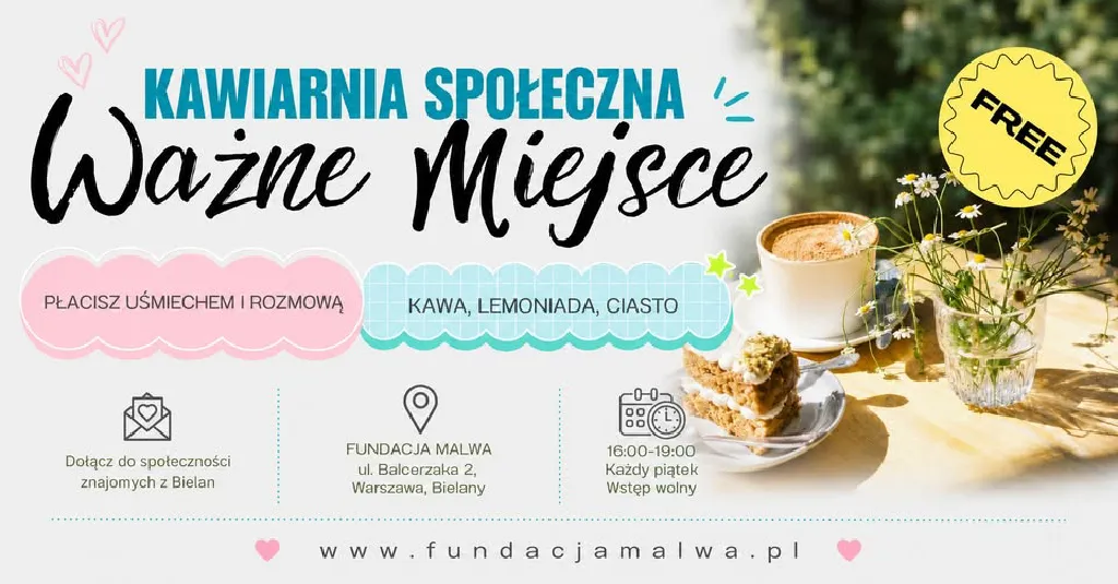 Ważne Miejsce – kawiarnia społeczna w Domu Malwa