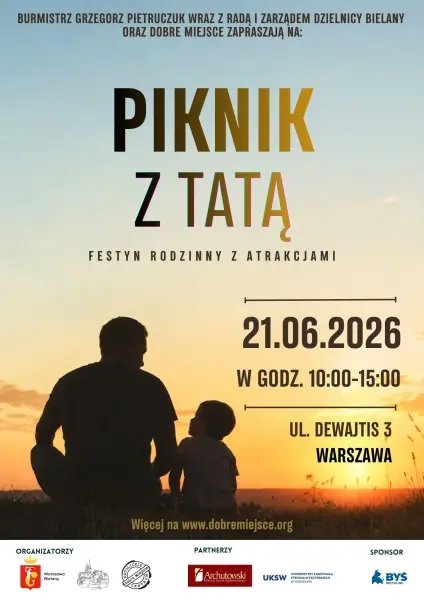 Piknik z Tatą na Bielanach