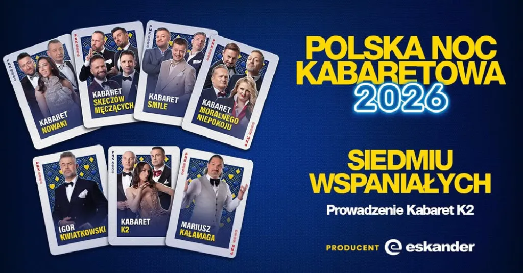 Polska Noc Kabaretowa 2026 – siedmiu wspaniałych