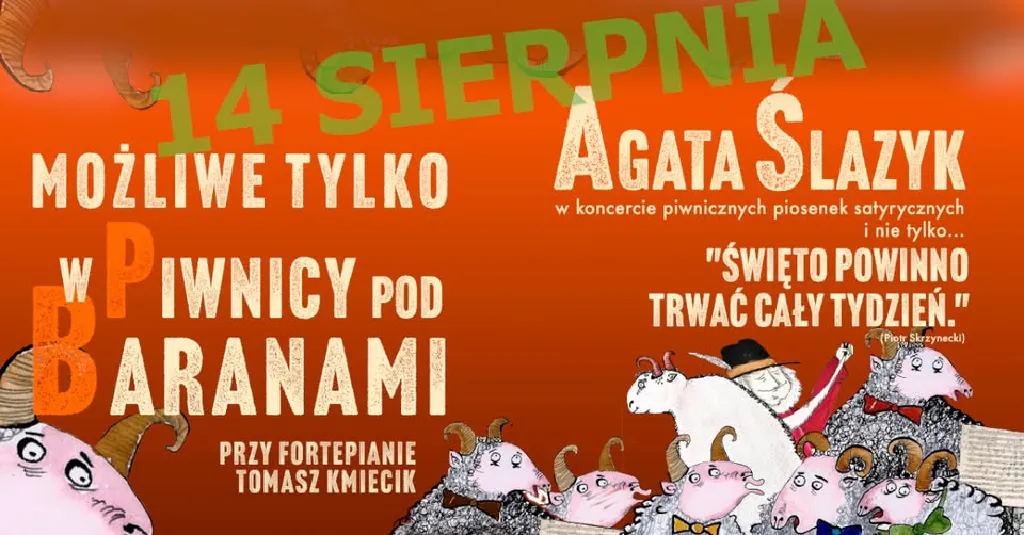 Agata Ślazyk – koncert w Piwnicy pod Baranami