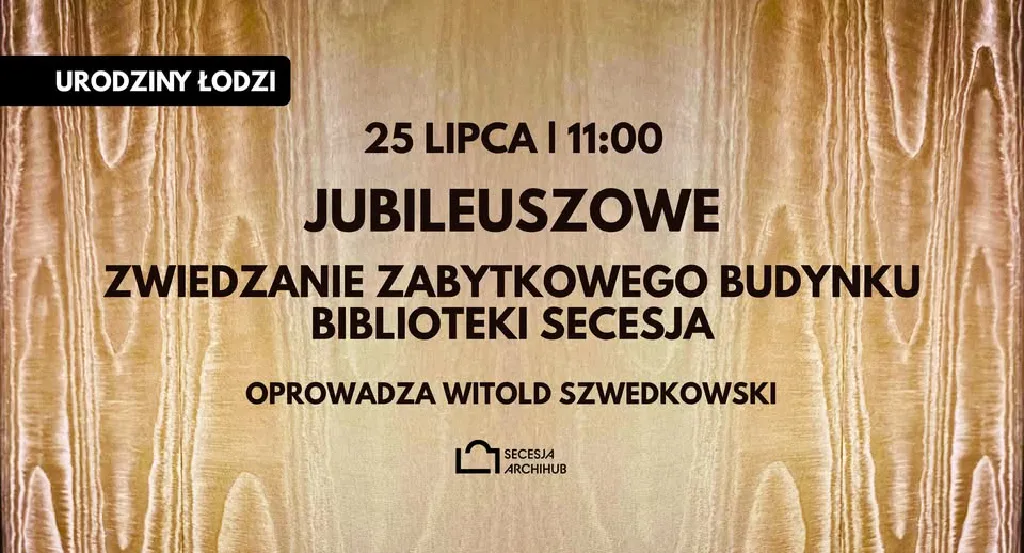 Jubileuszowe zwiedzanie Biblioteki Secesja