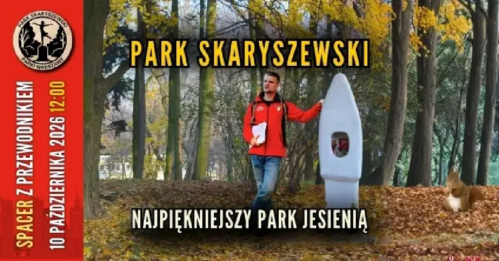 Jesienny spacer po Parku Skaryszewskim z przewodnikiem