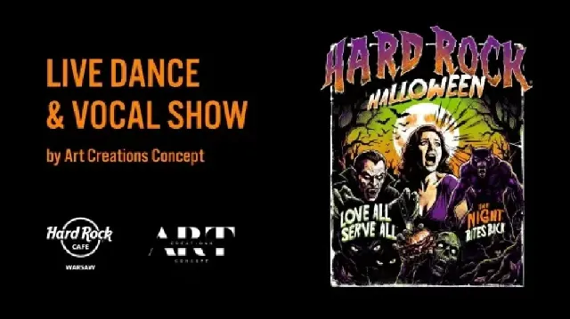 Hard Rock Halloween – show wokalno-taneczny na żywo