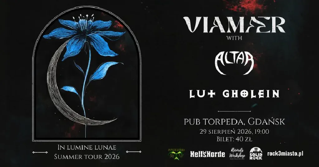 Viamaer / Lut Gholein / Altar – koncert w Pub Torpeda