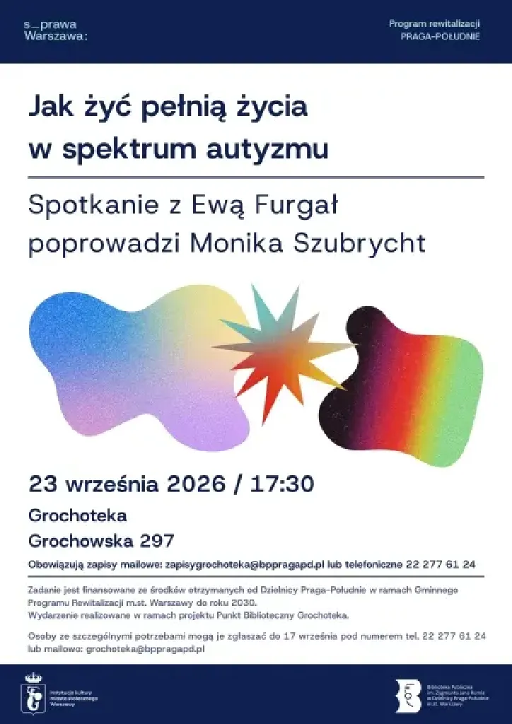 Jak żyć pełnią życia w spektrum autyzmu – spotkanie autorskie