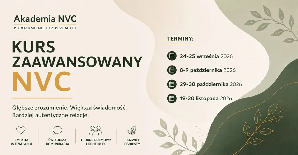 Zaawansowany Kurs NVC – szkolenie