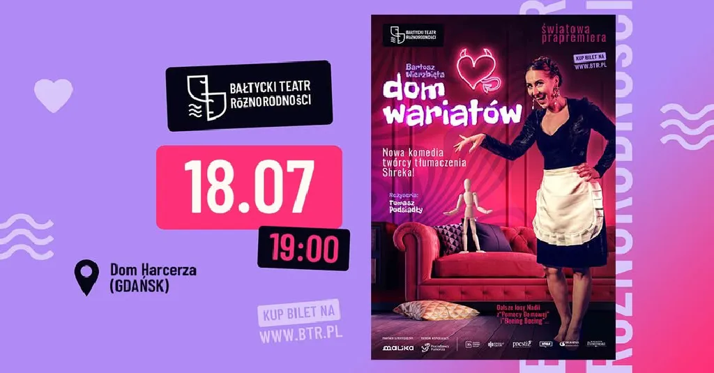 Dom wariatów – spektakl Bałtyckiego Teatru Różnorodności