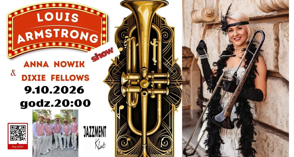 Louis Armstrong Show – koncert Anna Nowik & Dixie Fellows