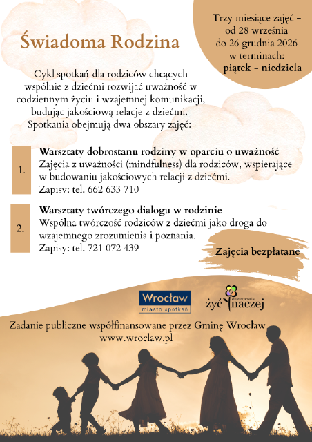 Warsztat dobrostanu rodziny w oparciu o uważność – dla rodziców