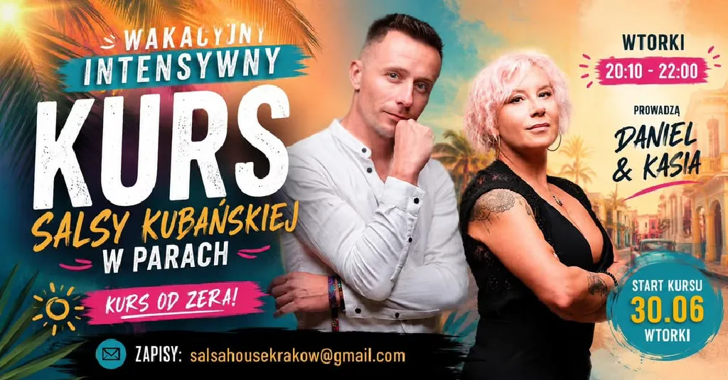 Wakacyjny kurs salsy kubańskiej w parach