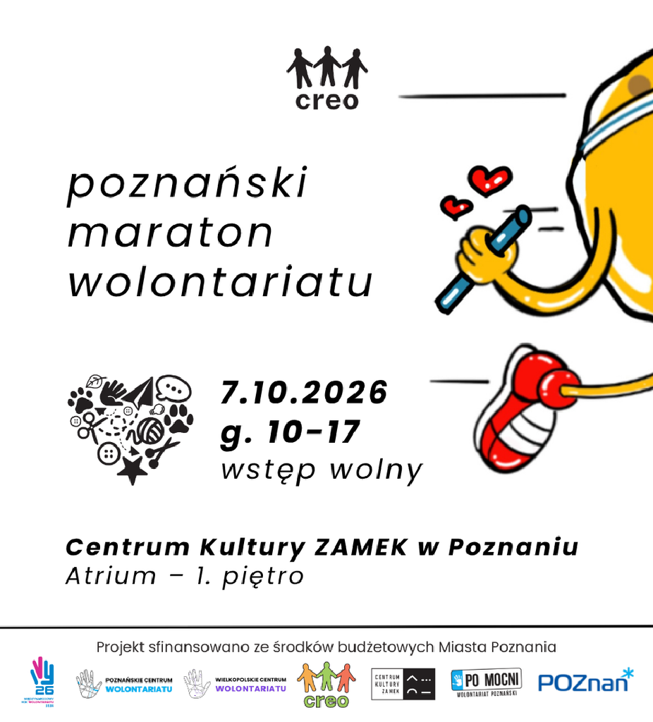 Poznański Maraton Wolontariatu – wydarzenie w CK ZAMEK