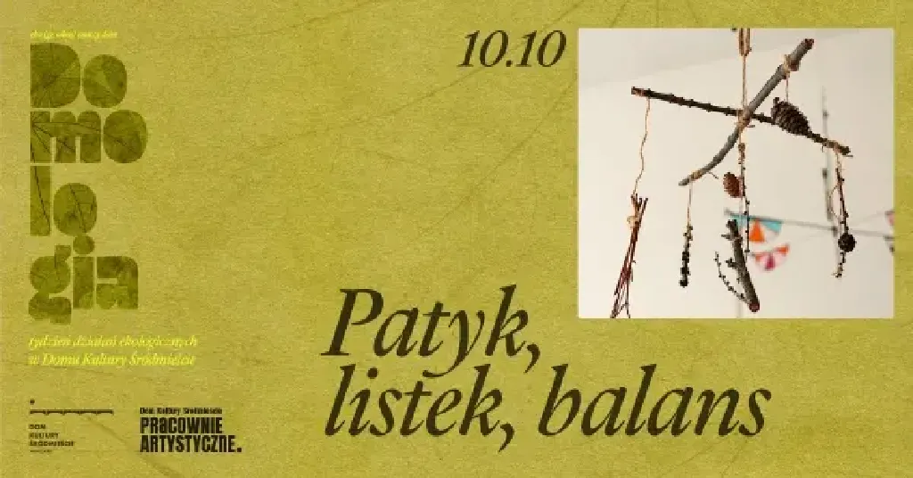 Patyk, listek, balans – twórczy spacer dla dzieci