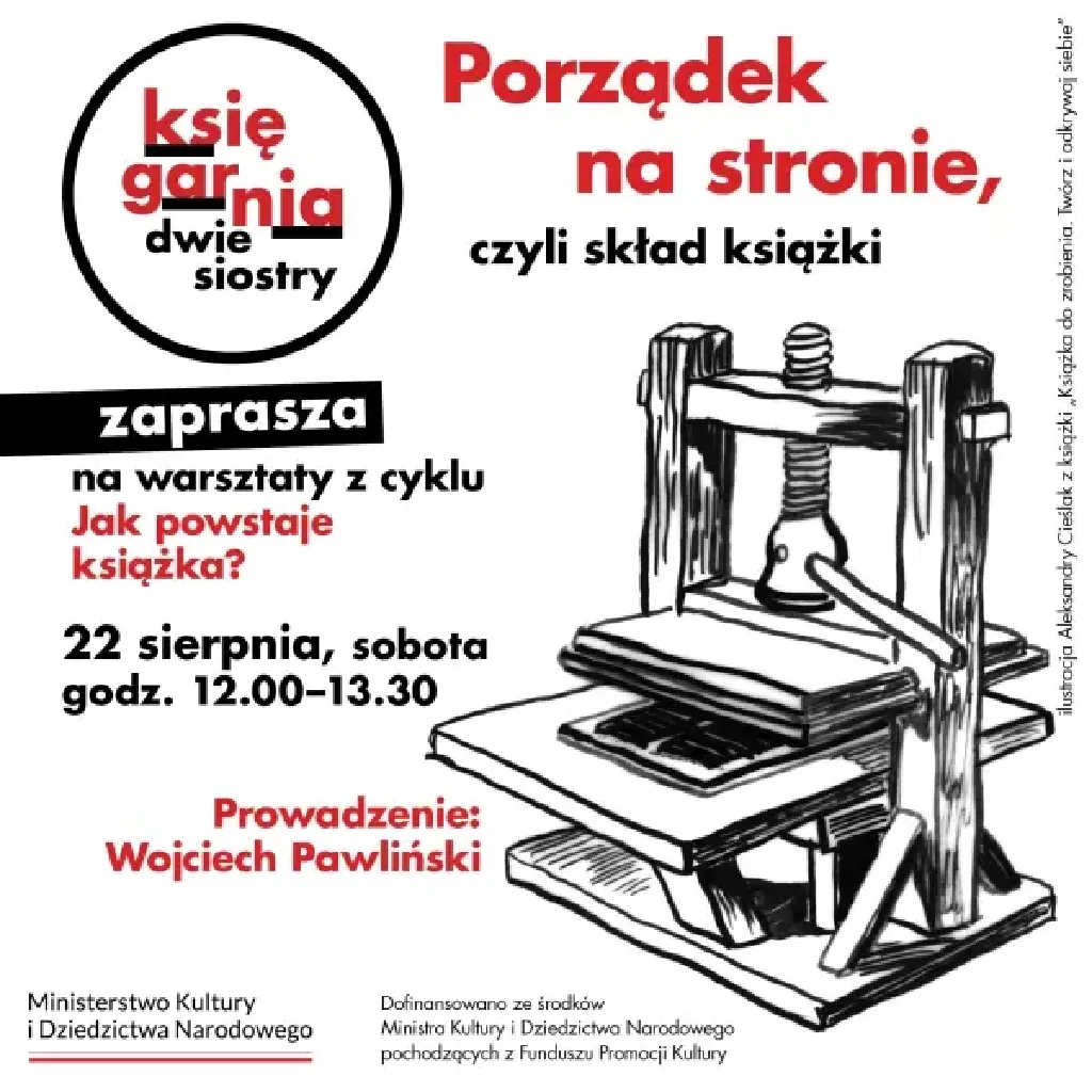 Porządek na stronie, czyli skład książki – warsztaty