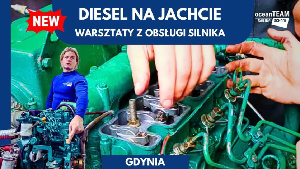 Diesel na jachcie – warsztaty obsługi silnika i instalacji
