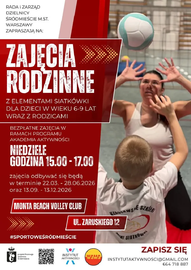 Siatkówka – zajęcia rodzinne