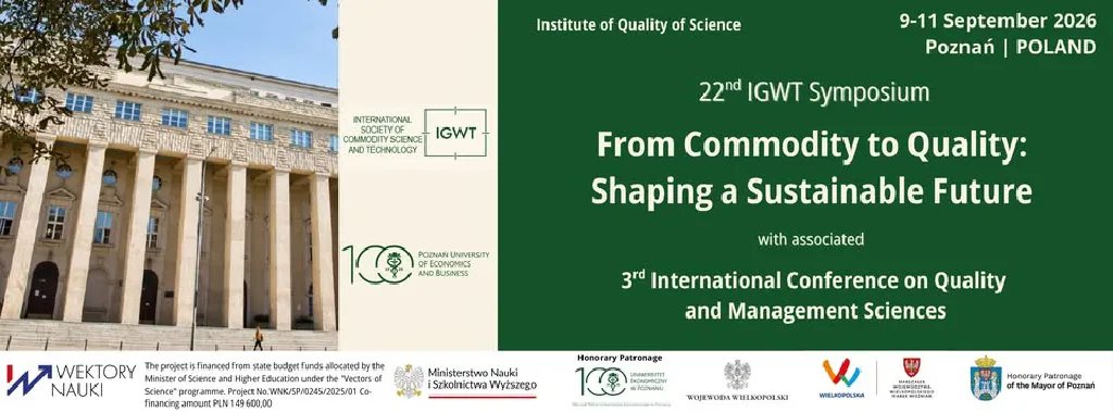 From Commodity to Quality – konferencja naukowa