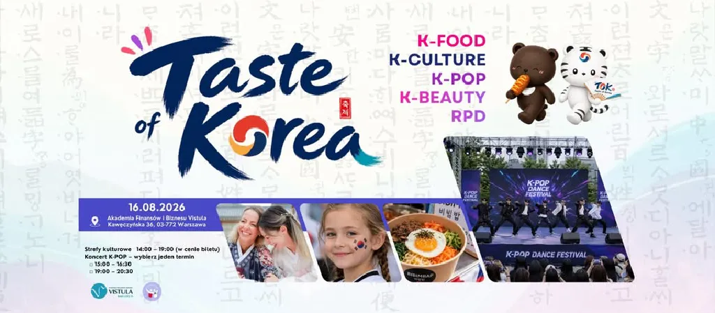 Taste of Korea 2026 – festiwal kultury koreańskiej