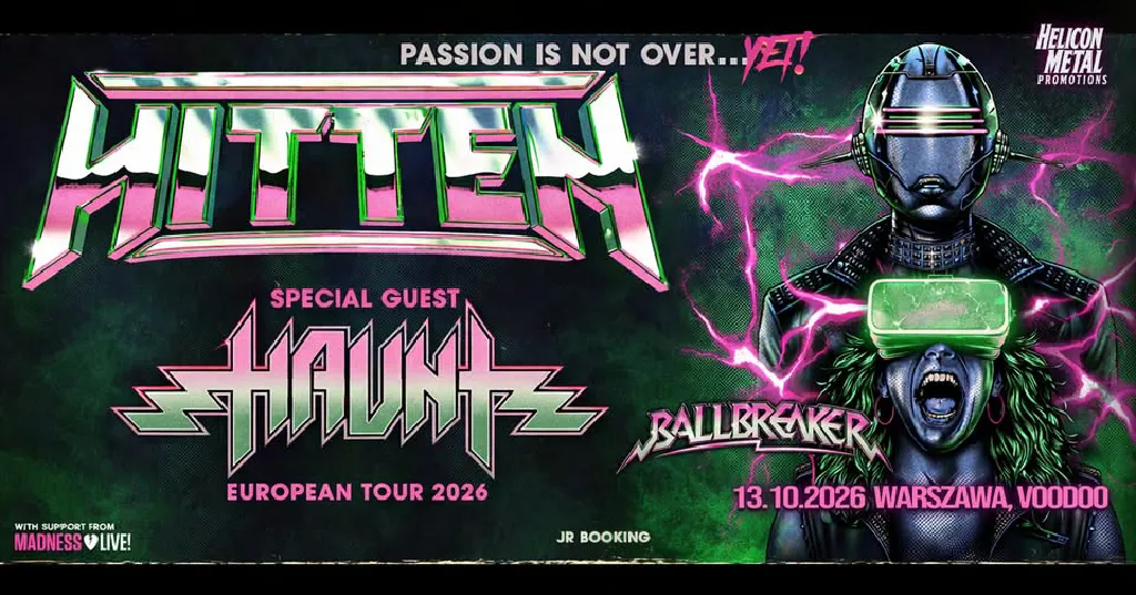 HITTEN, HAUNT i Ballbreaker – koncert metalowy