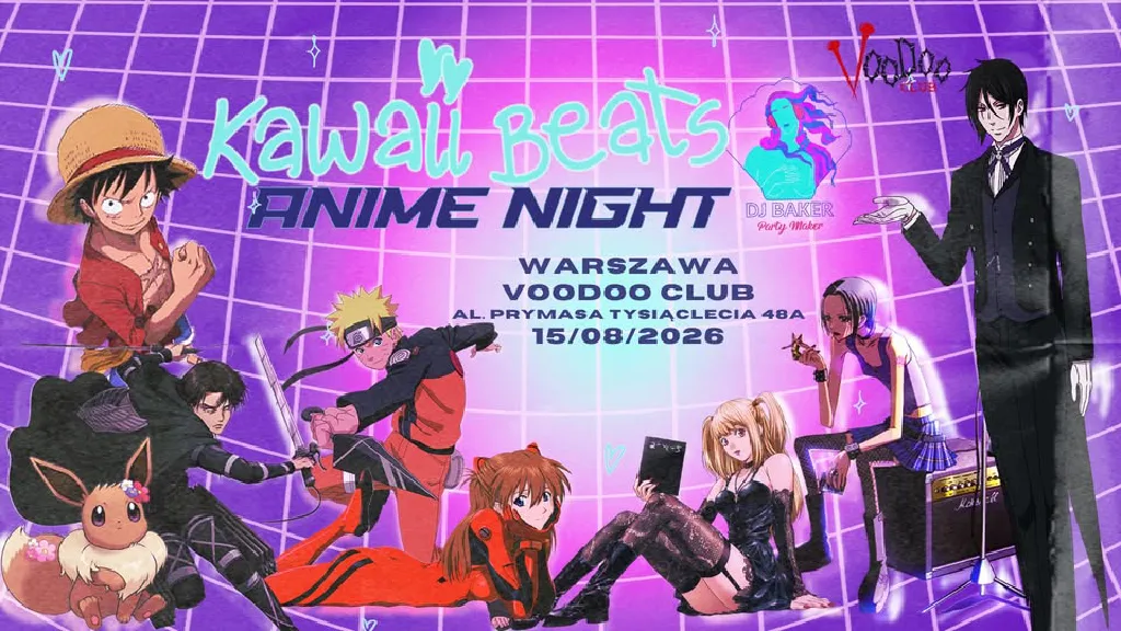 Kawaii Beats: Anime Night w VooDoo Club