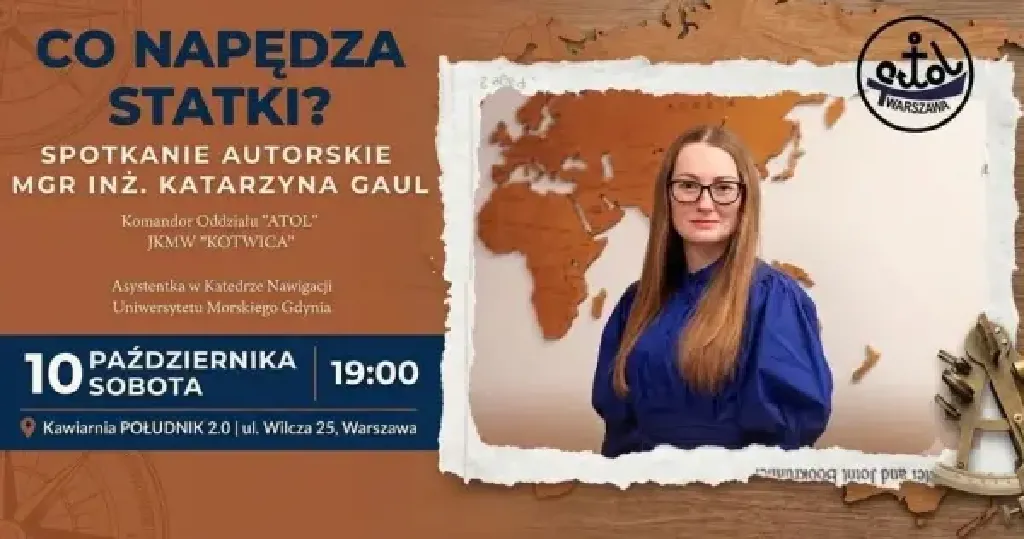 Co napędza statki? – spotkanie autorskie z Katarzyną Gaul
