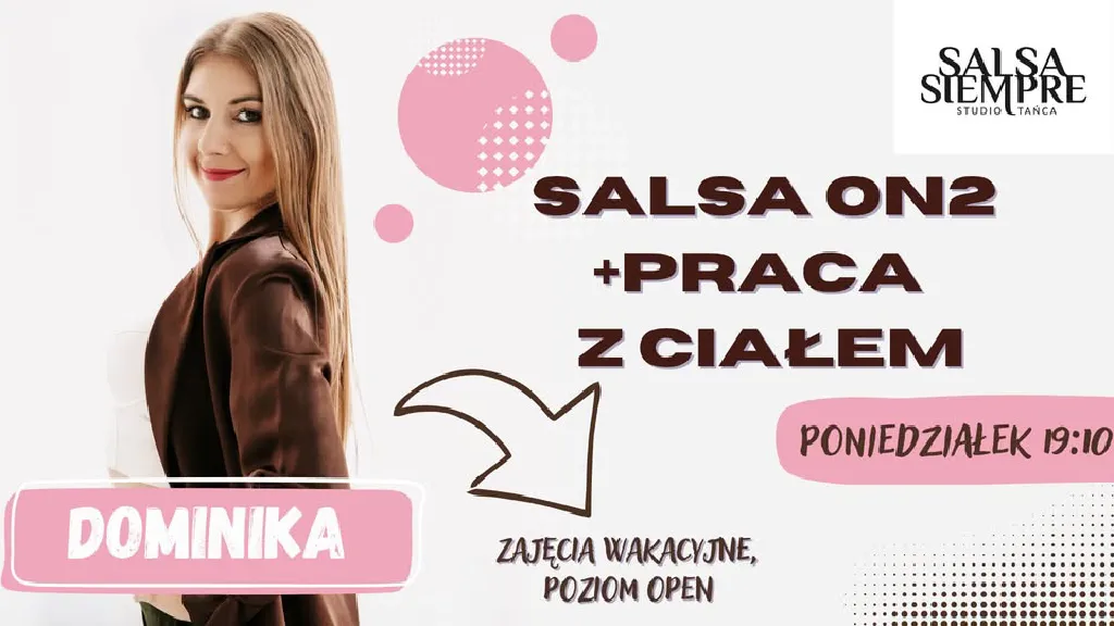 Kurs Salsy On2 i praca z ciałem