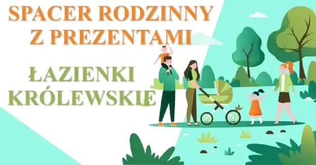 Spacer rodzinny – Łazienki Królewskie z prezentami dla dzieci