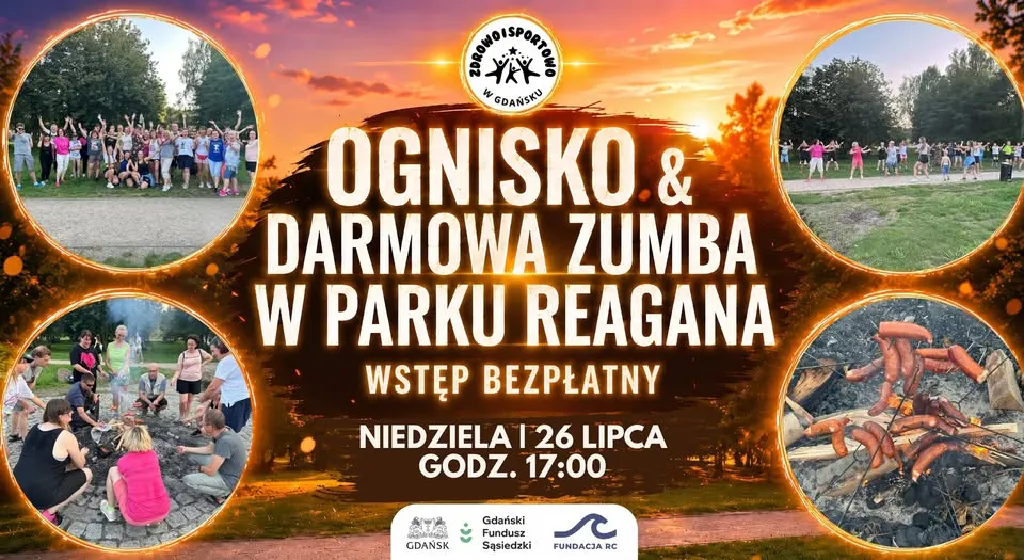 Ognisko i darmowa Zumba w Parku Reagana