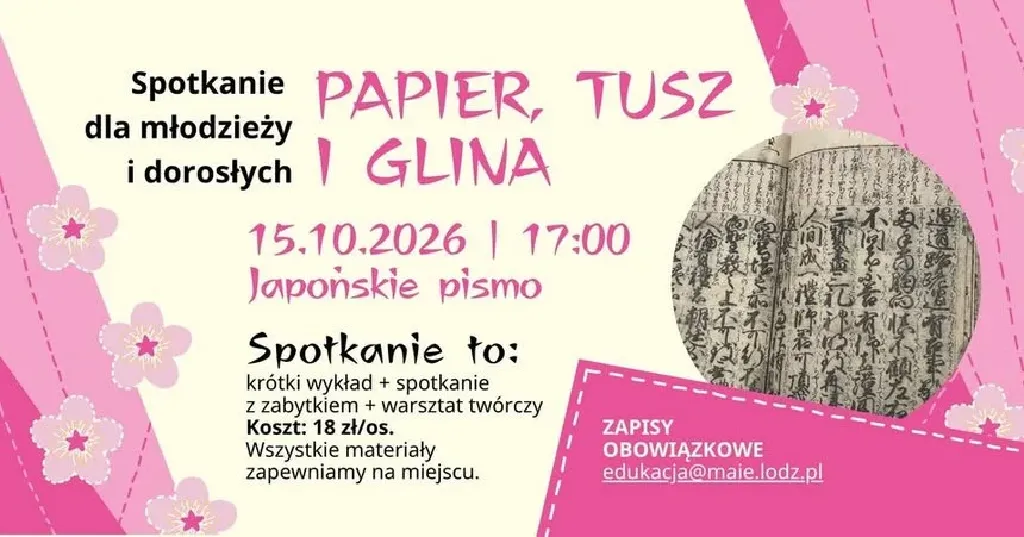 Japońskie pismo – warsztaty w Muzeum Archeologicznym i Etnograficznym