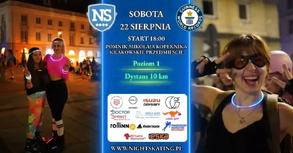 Nightskating Warszawa – Shine On Party