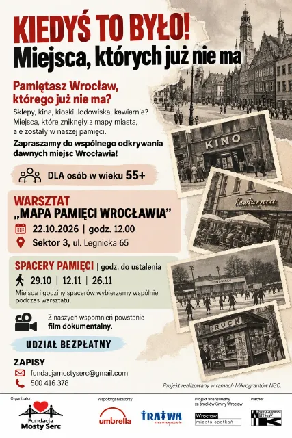 Mapa pamięci Wrocławia – bezpłatny warsztat