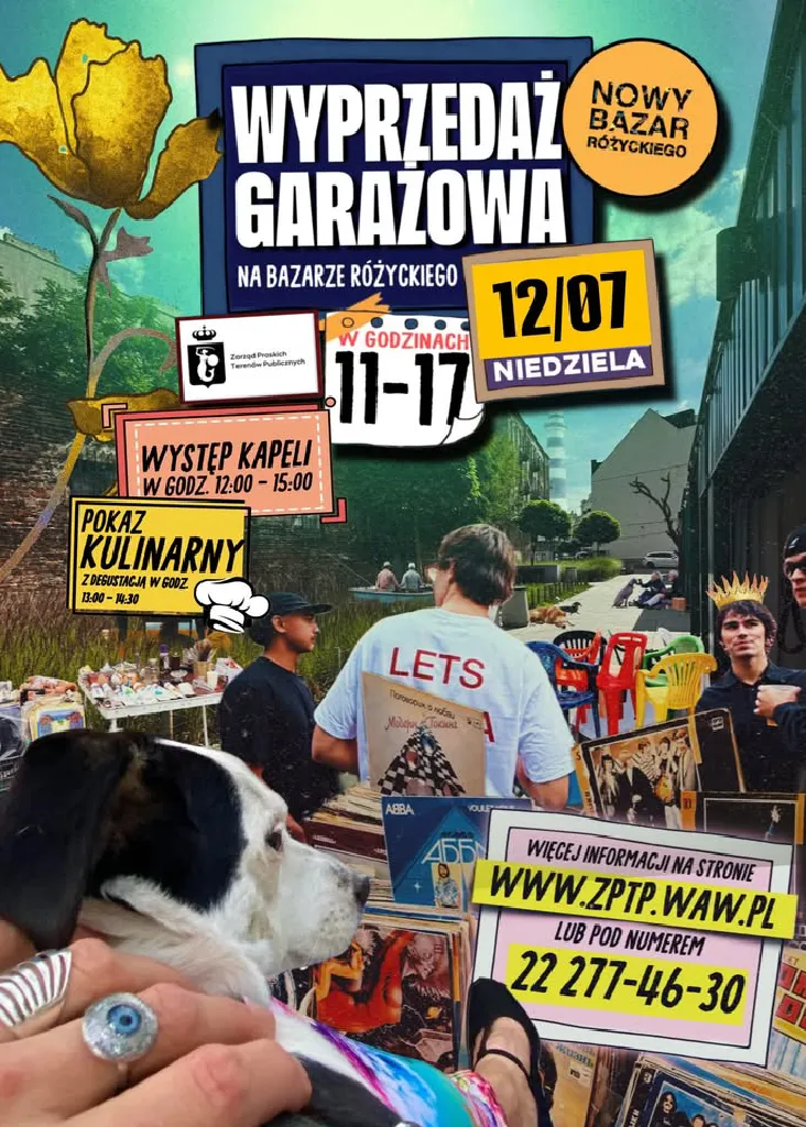 Wyprzedaż Garażowa na Bazarze Różyckiego