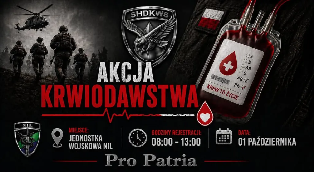Pro Patria – akcja krwiodawstwa w JW NIL